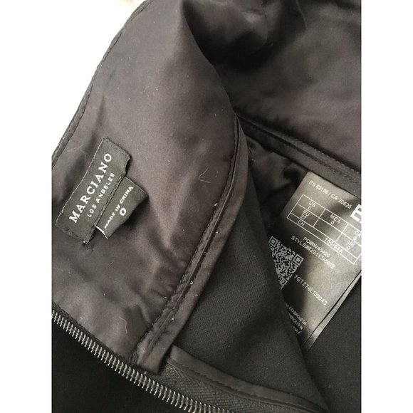 NWT Marciano Womens Roslyn Set 2 Pieces Black Crop Top 2 Pant 0 Jennifer Lopez - Picture 12 of 12